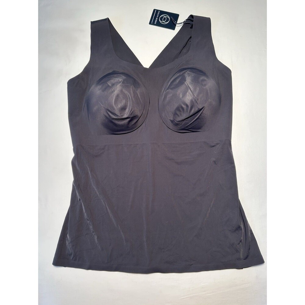 Evelyn & Bobbie Women’s Seamless Smoothing Cami Bra Navy Size 3XL Fits 48H NWT